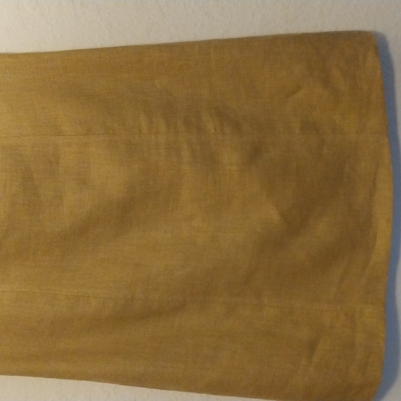 ADRIANNE PAPPELL Dress Sheath Linen Tan Sleeveless Size 4 - Picture 2 of 15